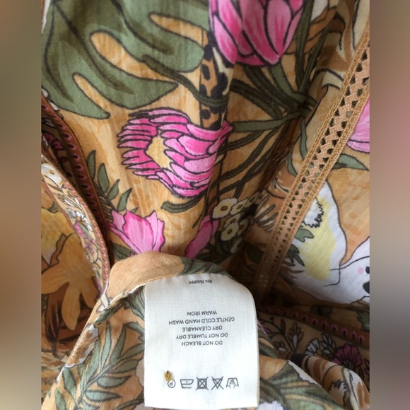 Spell Designs Jungle Blouse Free People Exclusive BNWT - Picture 7 of 8